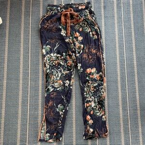 Wanderlux Navy and Orange Pants